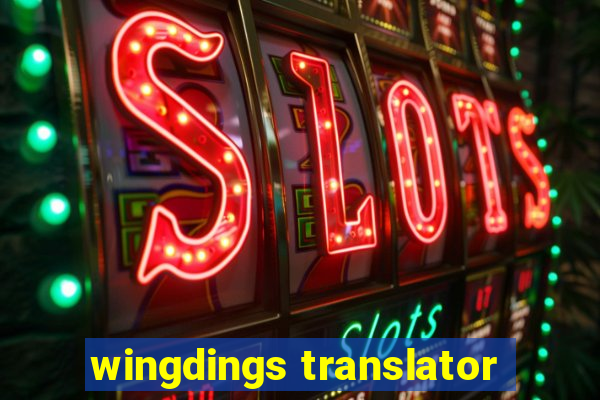 wingdings translator