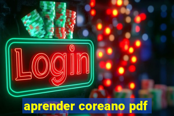 aprender coreano pdf