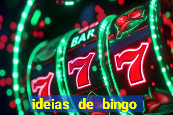 ideias de bingo para o natal