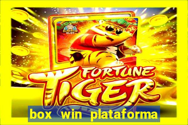 box win plataforma de jogos