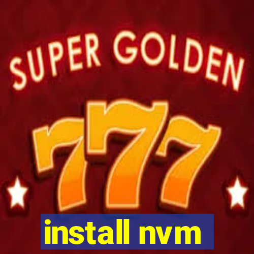 install nvm